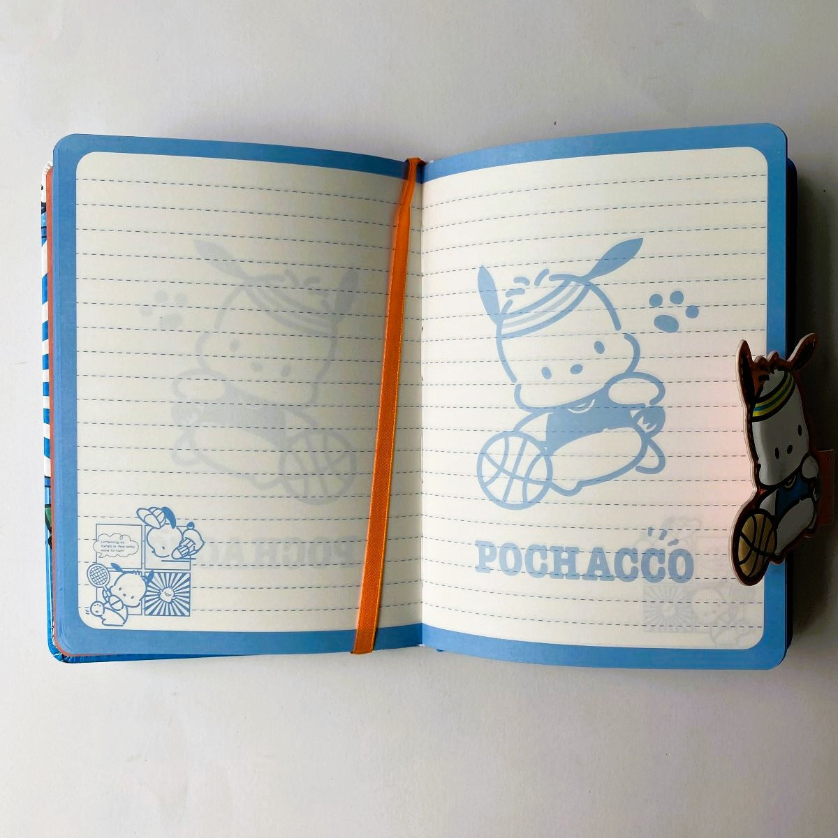 SANRIO B6 PU NOTEBOOK WITH MAGNET FLAP (POCHACCO) MXCK03-PC