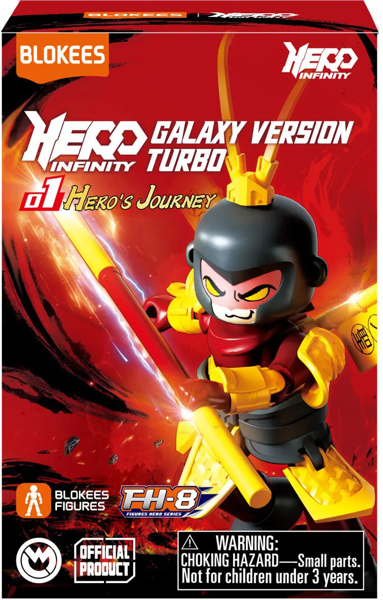 BLOKEES BLINDBOX HERO INFINITY GALAXY VERSION TURBO 01 HEROS JOURNEY