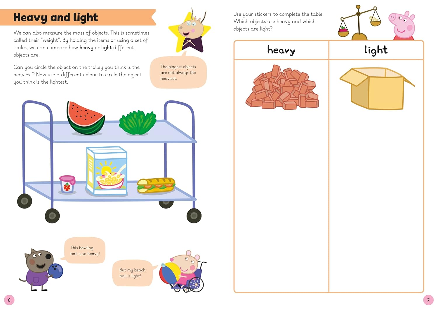 First Measuring Sticker Act (Learn with Peppa)