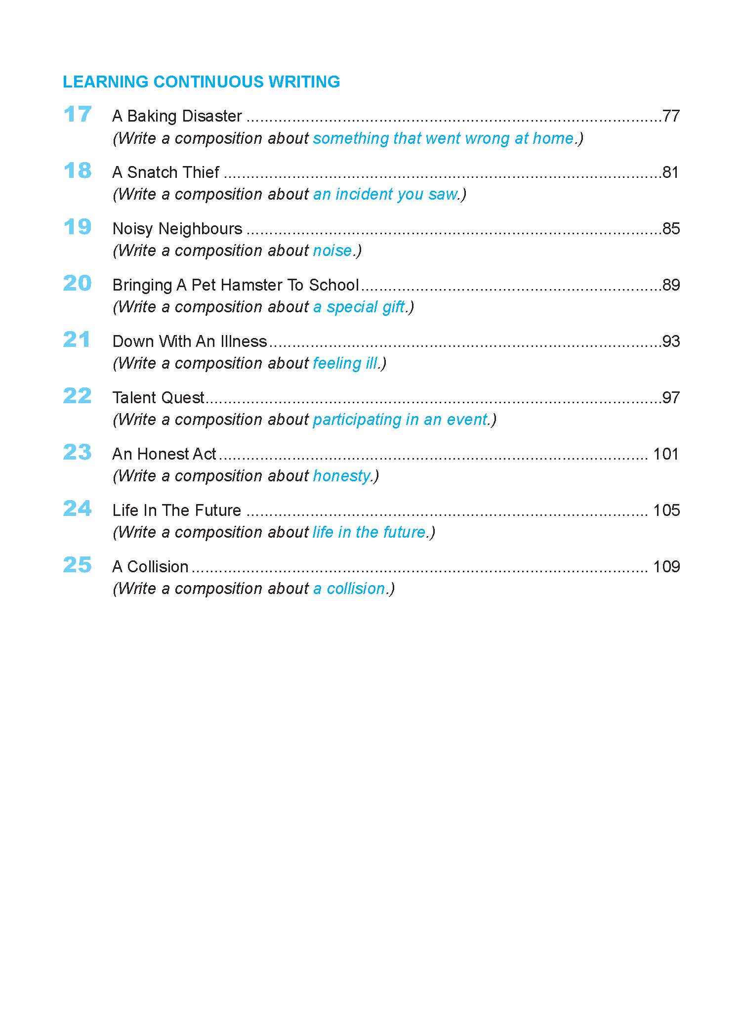 Primary 3 LEARNING+ English Write on Track! PICTURE COMPOSITIONS Book 3 -2nd Edition