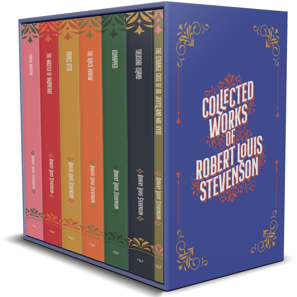 Collected Works of Robert Louis Stevenson, 7 Books Collection Boxed Set
