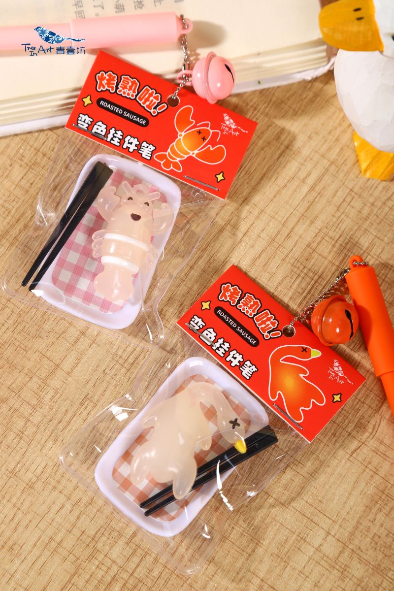  Roasted Duck Colour-Changing Pendant Pen - 2 Assorted Colours 