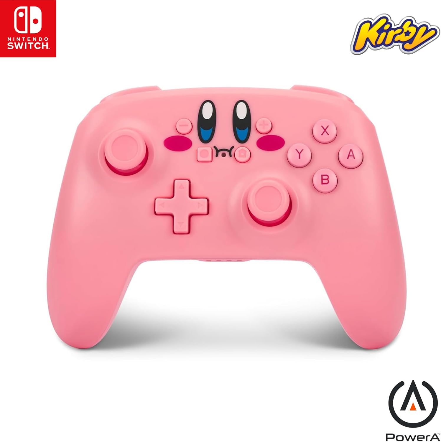 PowerA Wireless Controller for Nintendo Switch - Kirby Mouthful (Officially Licensed)