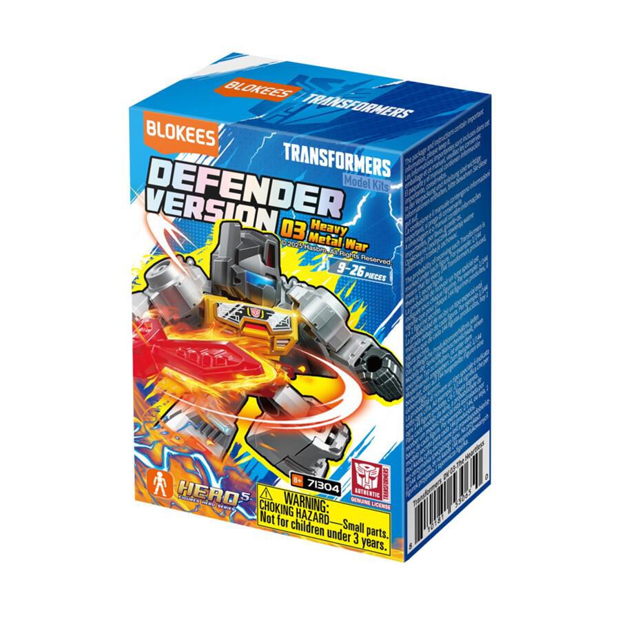 BLOKEES TRANSFORMERS DEFENDER VERSION 03 HEAVY METAL WAR BLIND BOX