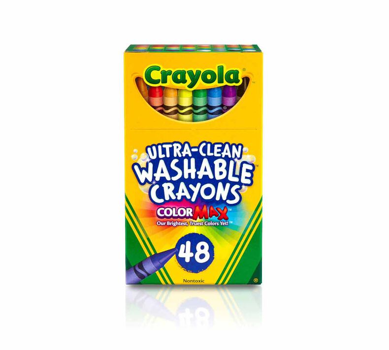 Crayola Ultra Clean Washable Crayons 48'S 526948