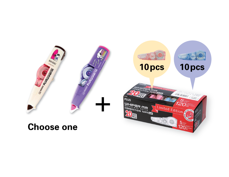 PLUS MR Correction Tape Set PEANUTS SWEETS 
