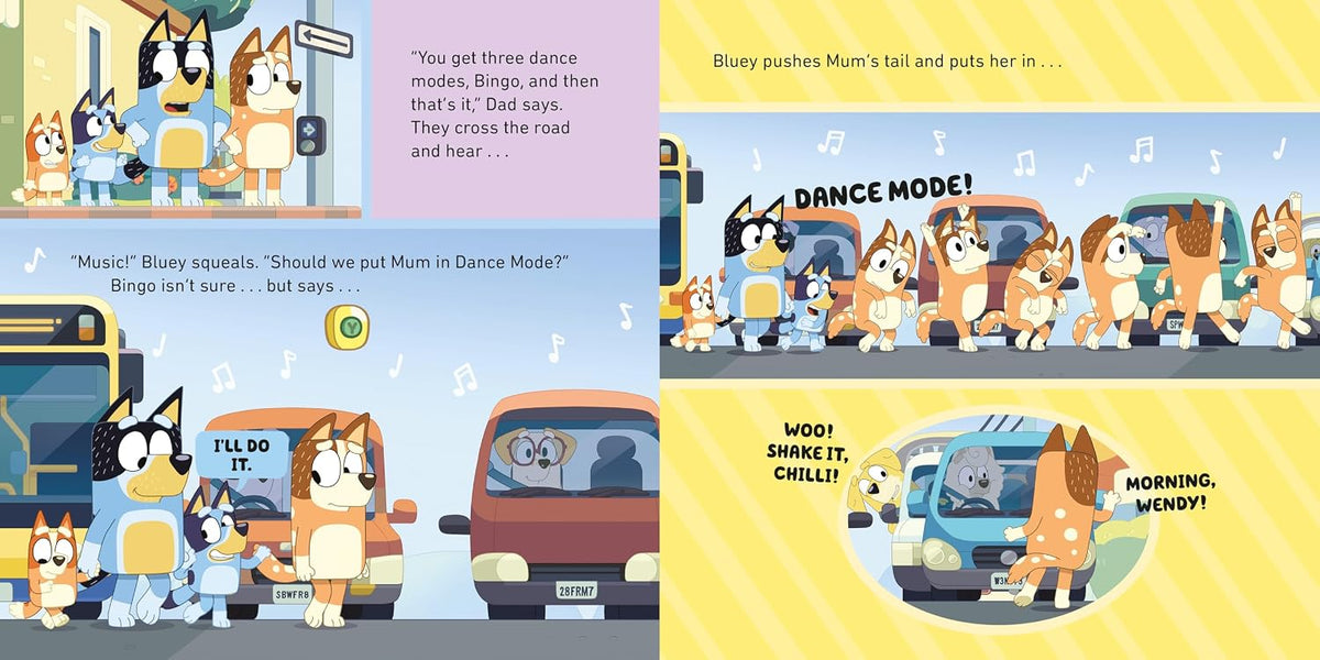 Bluey: Dance Mode: A Fun, Interactive 2-Button Sound Book (Hardcover)