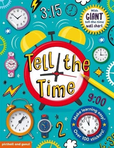 TELL THE TIME STICKER BK (WITH POSTER)