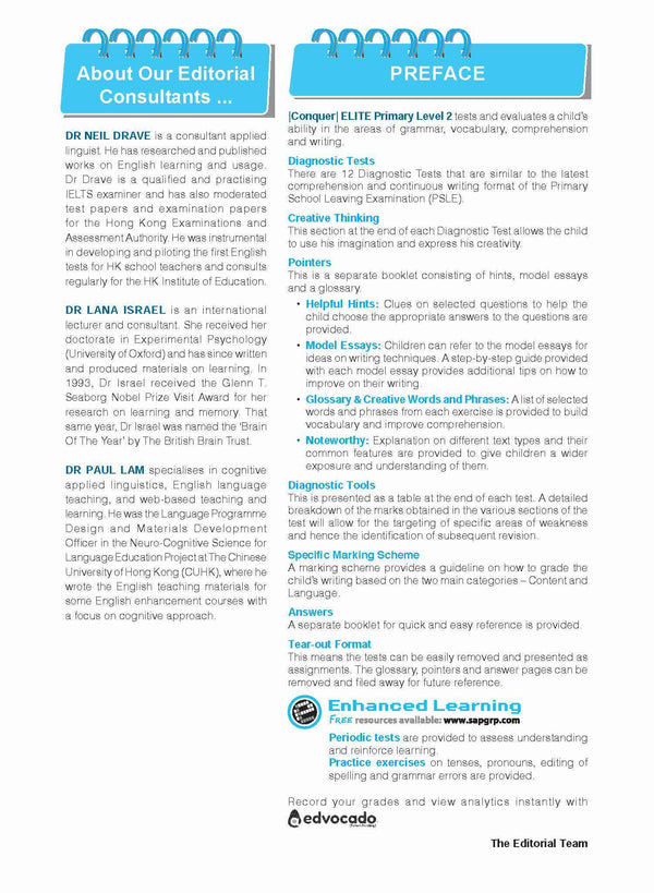 Primary 2 Conquer ELITE (English Language In-depth Tests and Evaluation) - 5th Edition