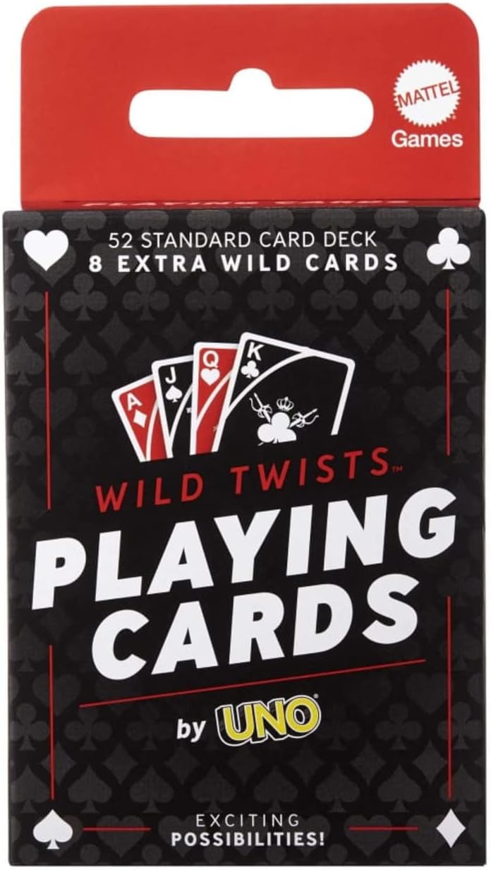 MATTEL WILD TWISTS PLAYING CARDS BY UNO