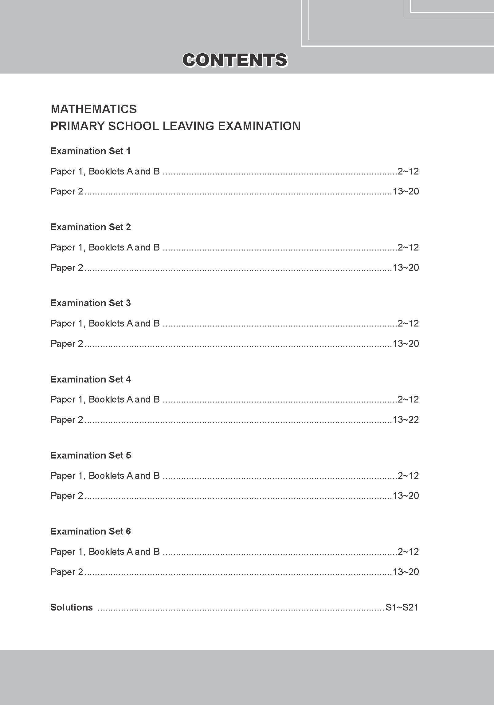 PSLE Conquer Mathematics Examination Papers - 3rd Edition