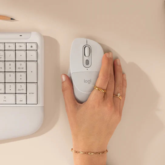 Logitech Signature Comfort Plus M850 L - Off White