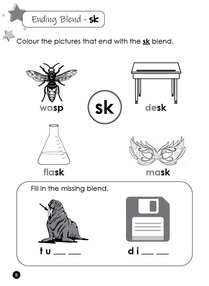 Phonics - Ending Blends Level 2
