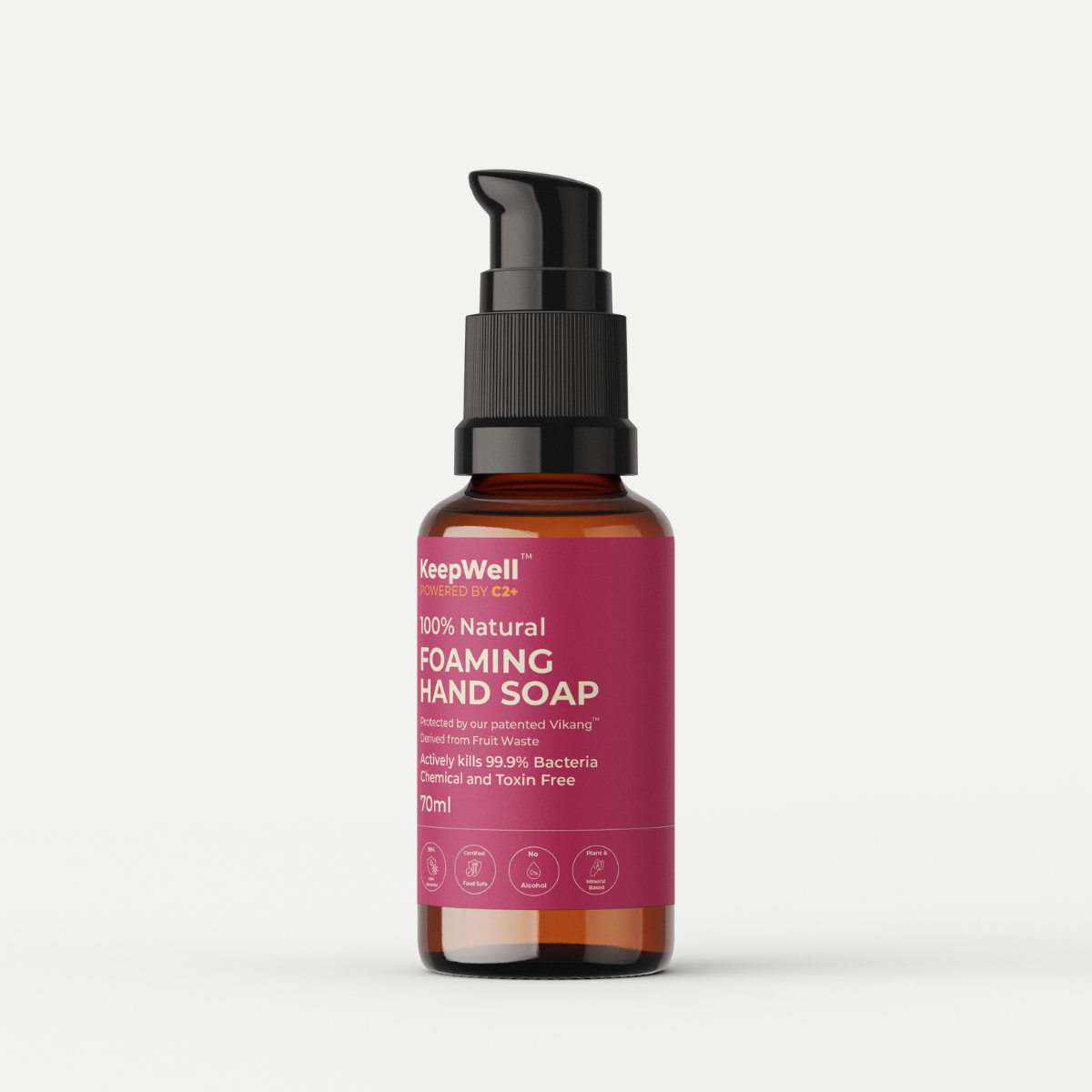 Keepwell Foaming Hand Soap Unscented 70m