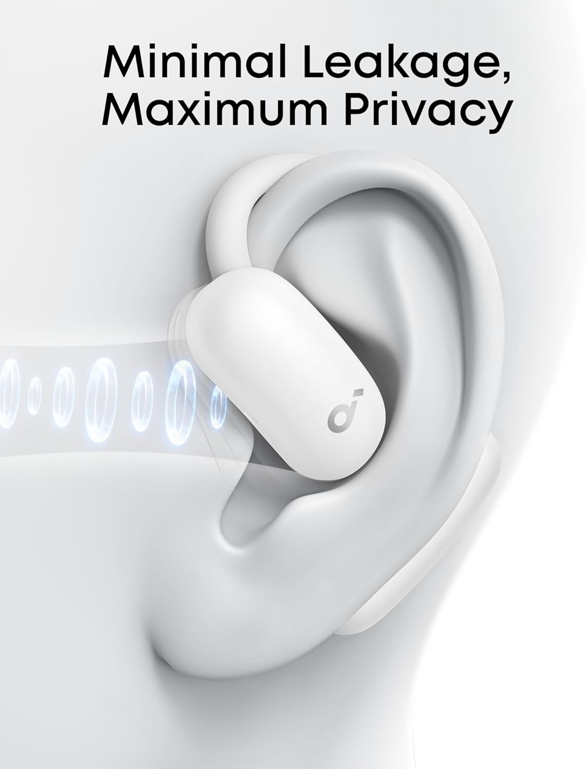 Soundcore AeroFit 2 by Anker, Open-Ear Headphones (White)