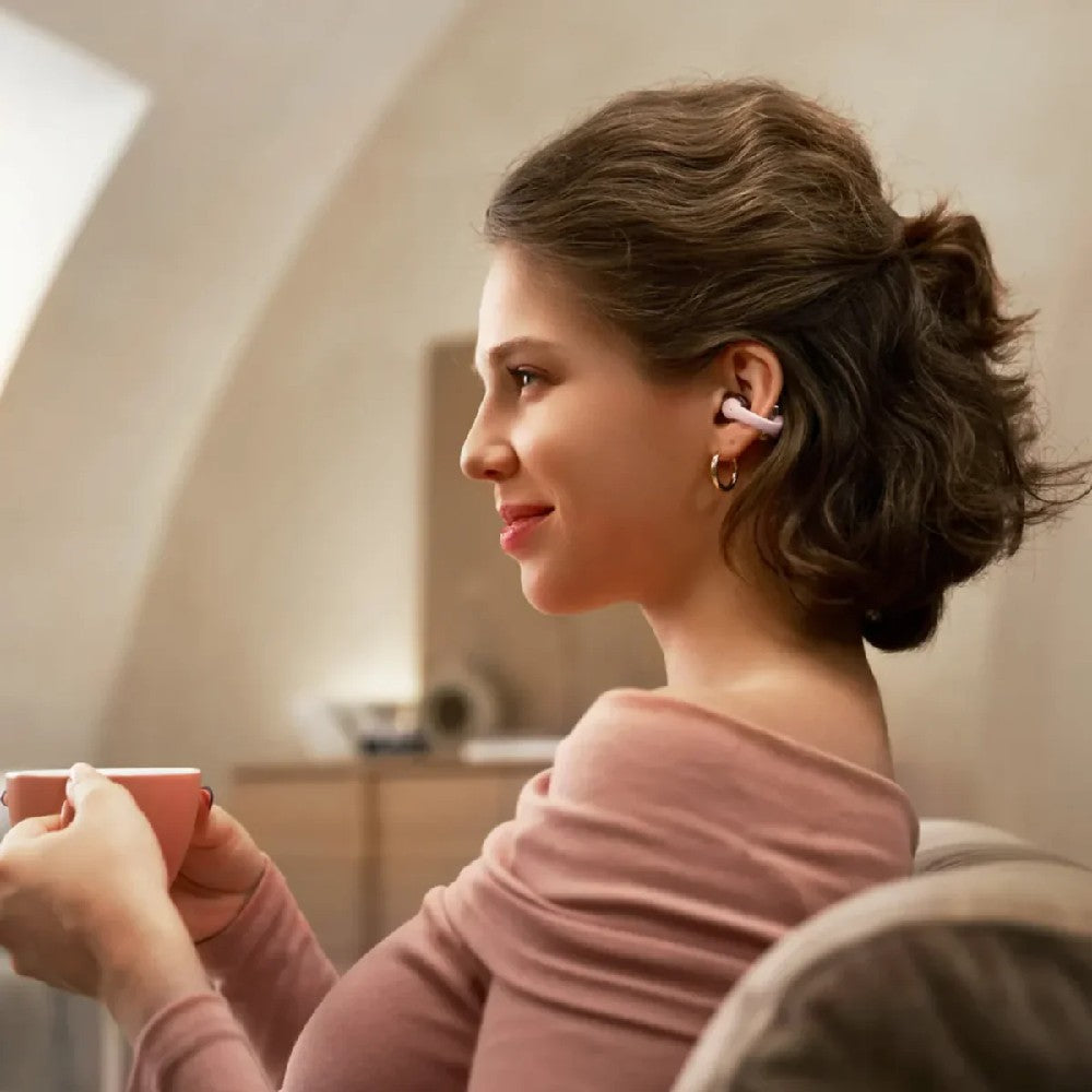 Shokz OpenDots One Clip-On True Wireless Earbuds (Pink)