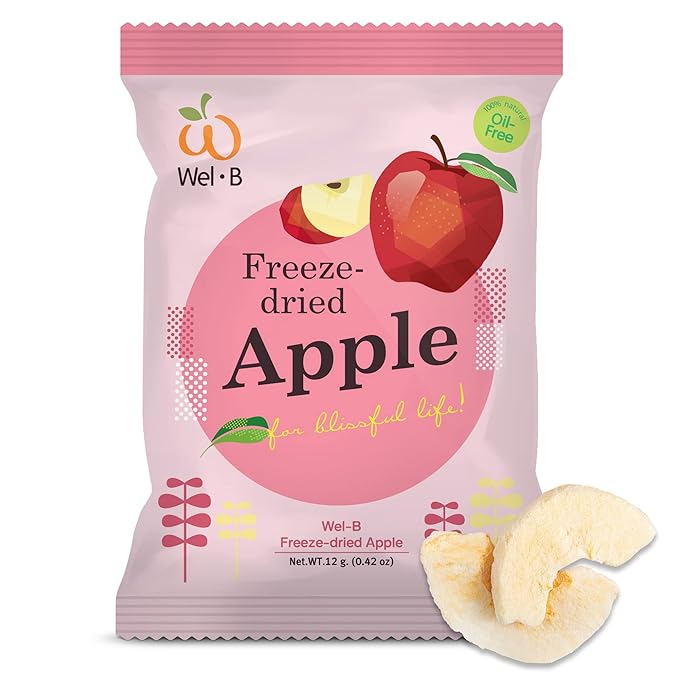 WEL-B FREEZE DRIED APPLE 12GM