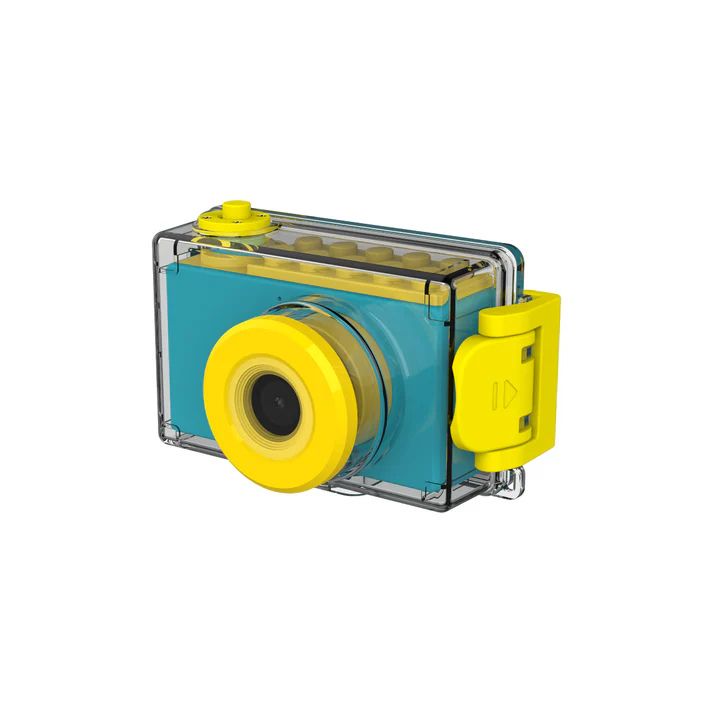 myFirst Camera 2 - 8MP IPX8 Waterproof Underwater (10ft/3m) Diving Mini Digital Camera for Kids - Blue
