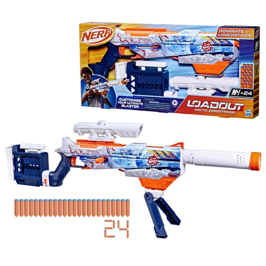 HASBRO NERF LOADOUT ARCTIC ZEROSTRIKER