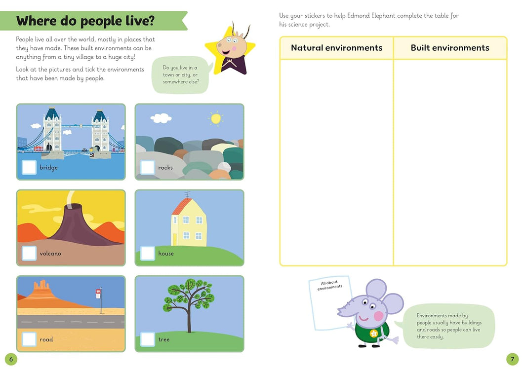 Ladybird Learn with Peppa Around the World Sticker Activity Book