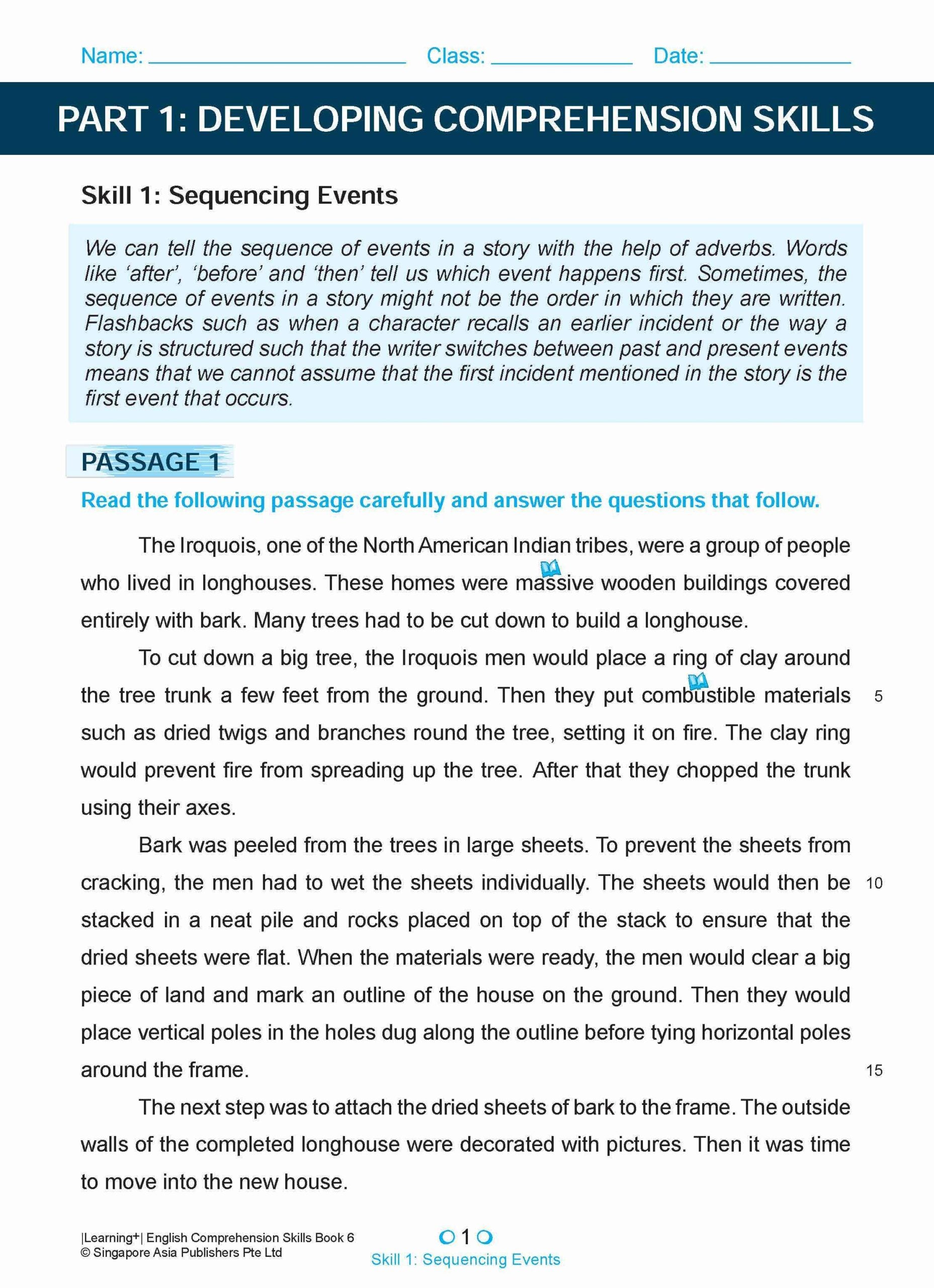 Primary 6 LEARNING+ ENGLISH COMPREHENSION SKILLS Book 6 - 4th Edition