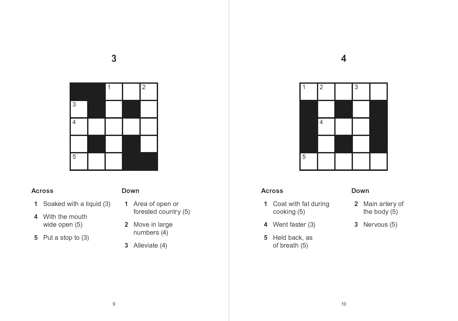 Mini Crosswords: 132 Puzzles (Paperback)
