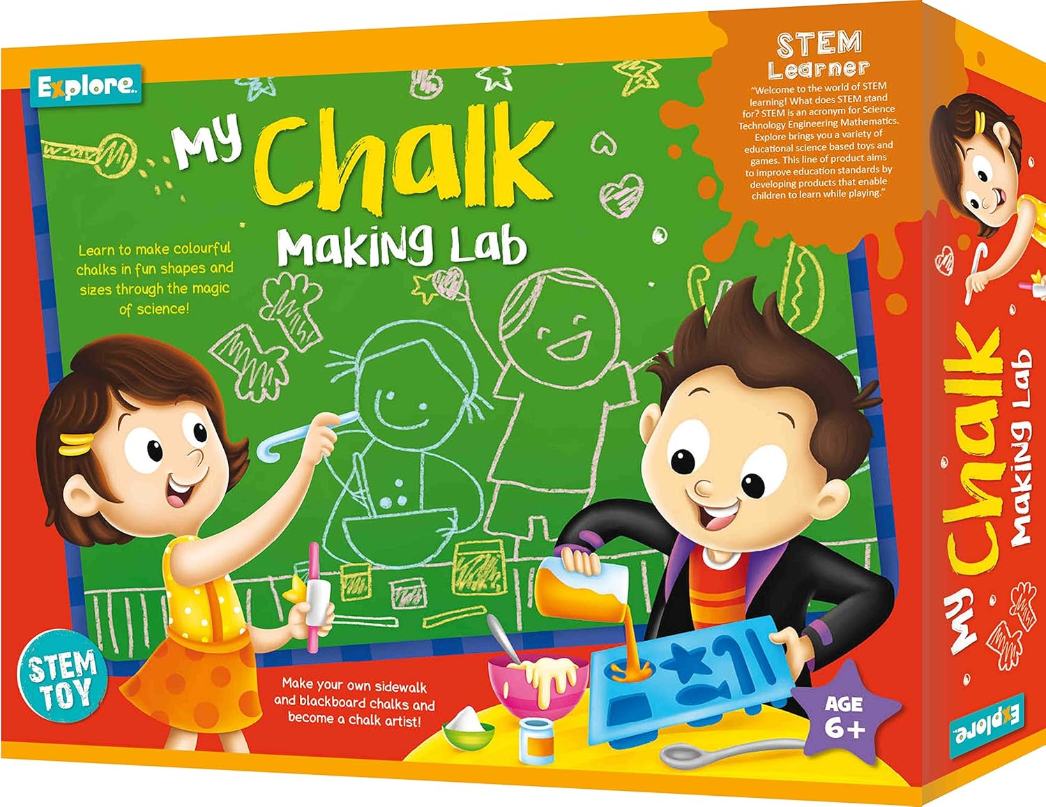 EXPLORE STEM MY CHALK MAKING LAB