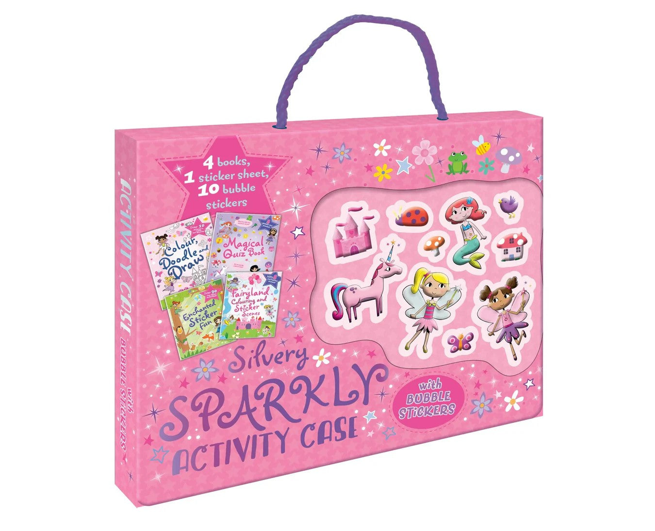 SILVERY SPARKLY BUBBLE STICKER ACT CASE