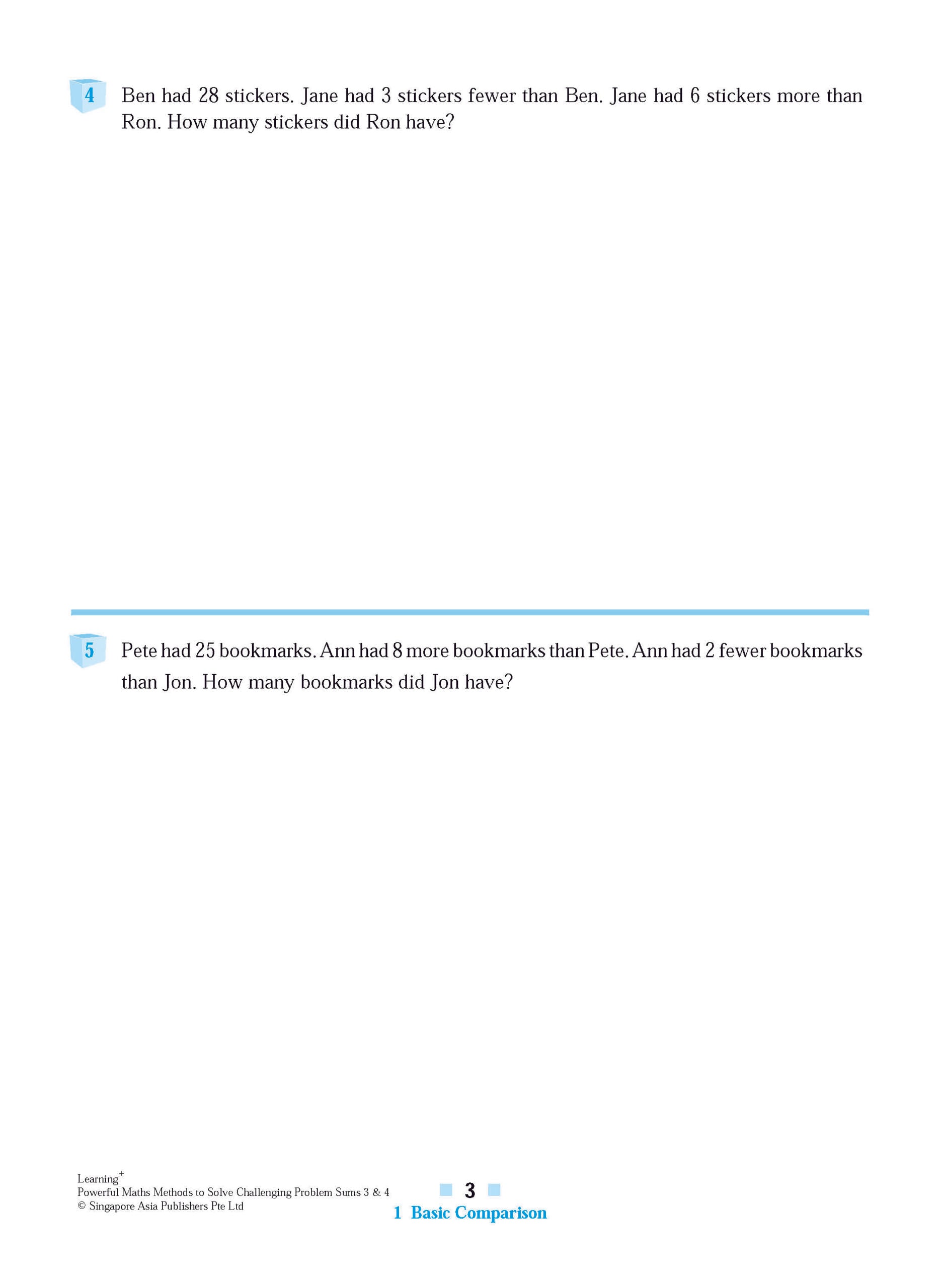 LEARNING+ Powerful Maths Methods to Solve Challenging Problem Sums Primary 3&4