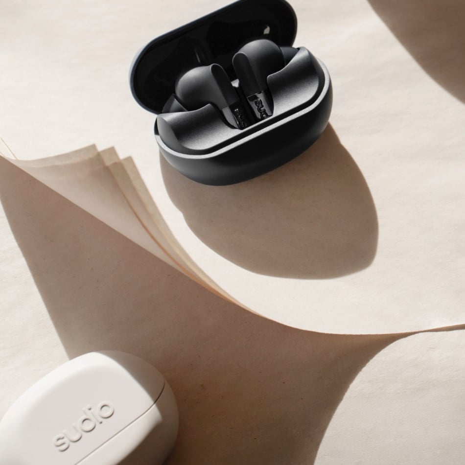 Sudio N3 Pro True Wireless Earbuds with ANC Titanium Black