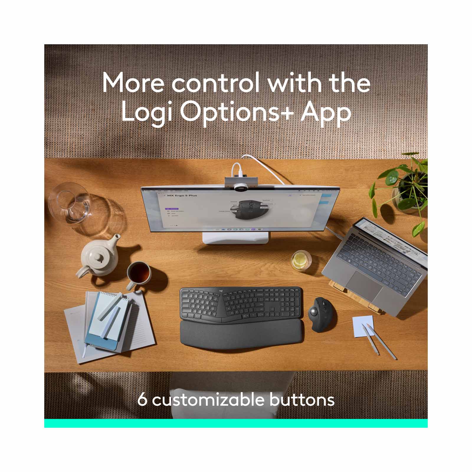 Logitech MX Ergo S - Wireless Trackball Mouse