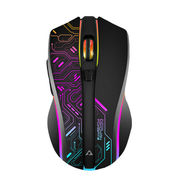 Armaggeddon Wireless Gaming Mouse Foxbat-iii Cyberpunk Black