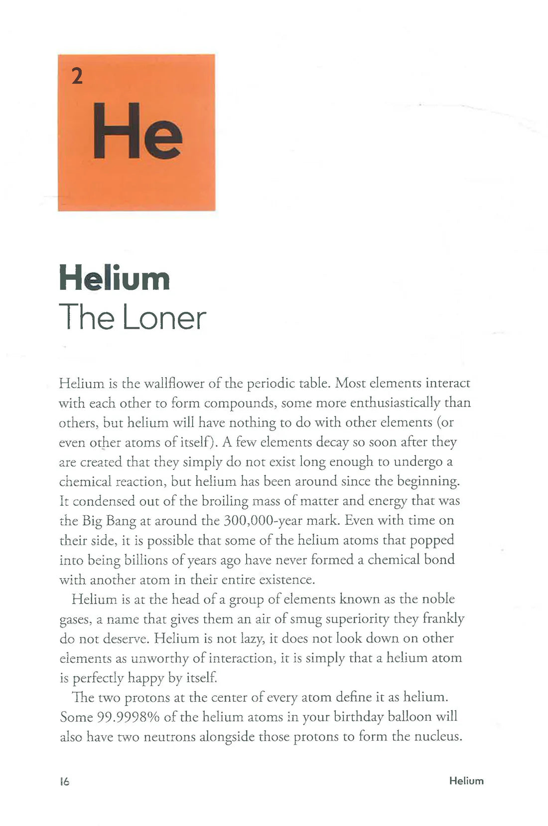 The Secret Lives Of Elements