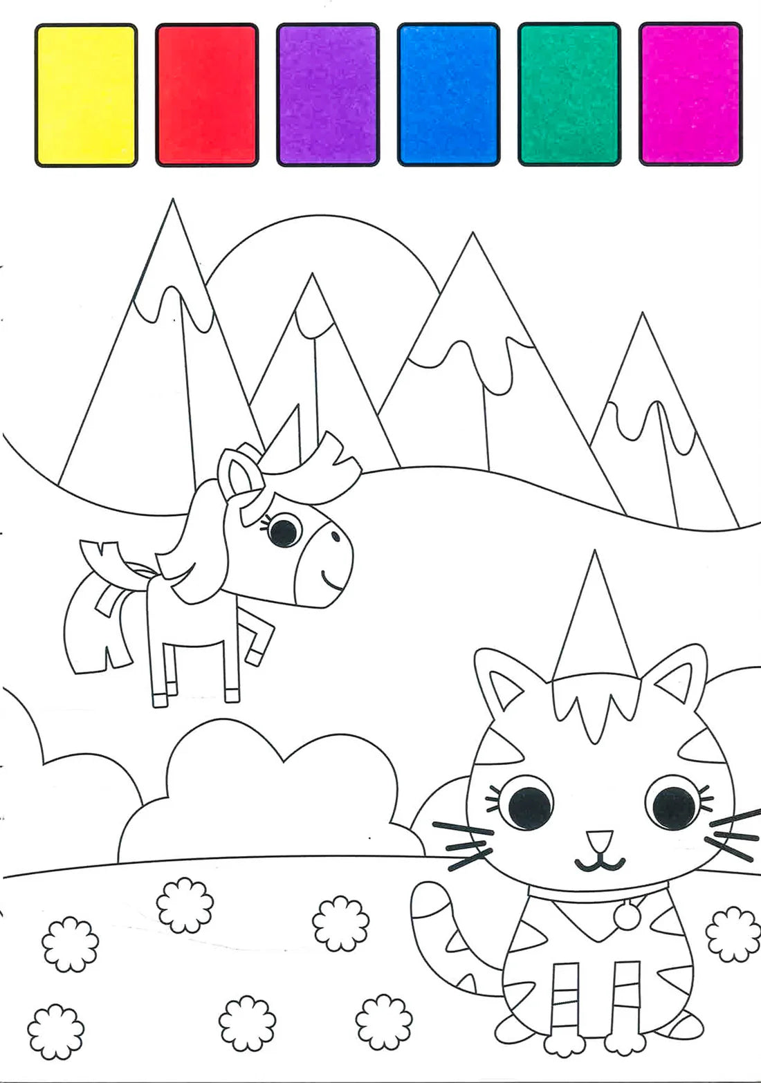 Magic Water Book: Unicorn Sparkle