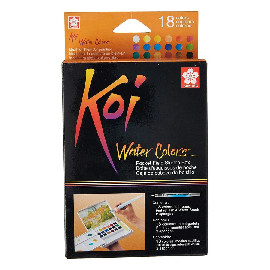 Koi Water Col, 18 Col Set