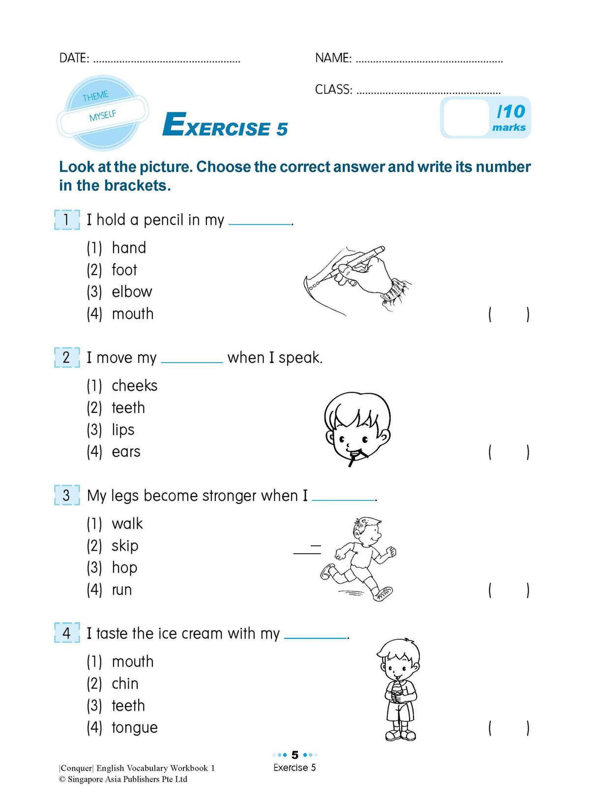 Conquer English Vocabulary Workbook 1