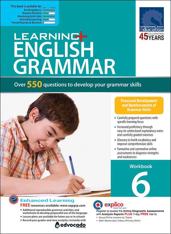 Primary 6 LEARNING+ ENGLISH GRAMMAR Workbook 6