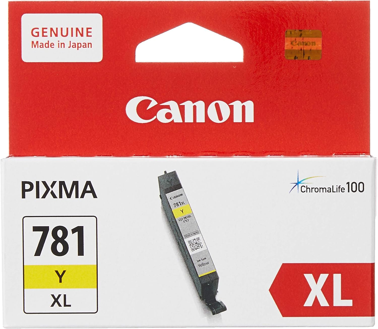 Canon CLI-781 Y XL Original Yellow High Yield Ink Cartridge A