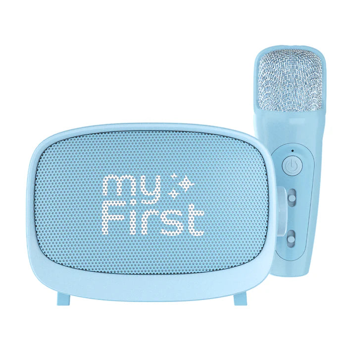 myFirst Voice 2 - Portable Karaoke Machine for Kids & Adults Blue