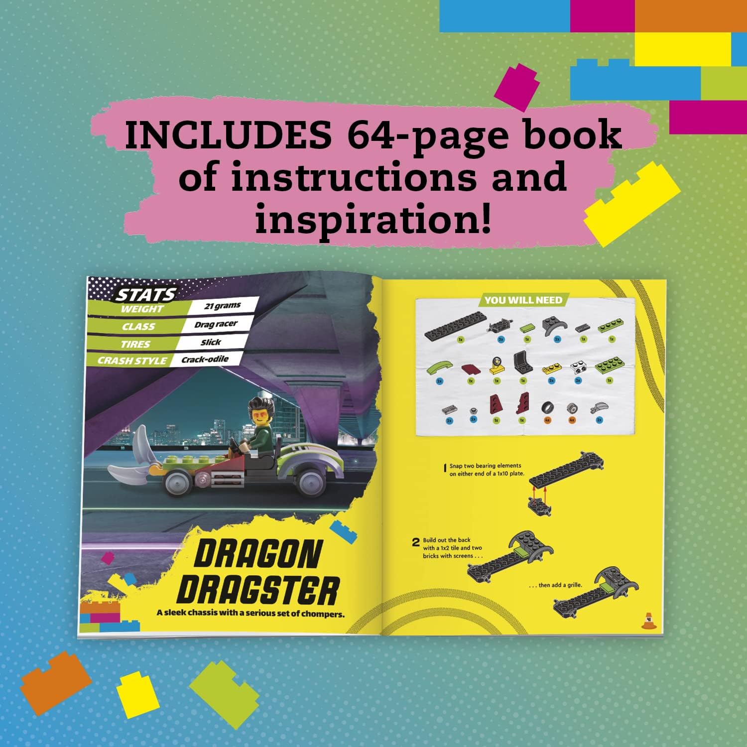 Klutz: Lego Race Cars (Book + Kit)