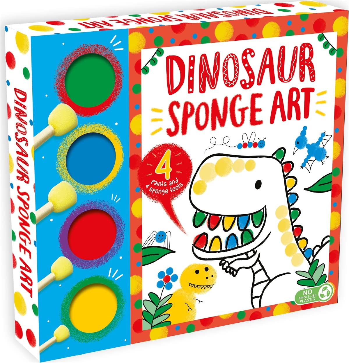 Dinosaur Sponge Art (My First Sponge Art Set) (Paperback)