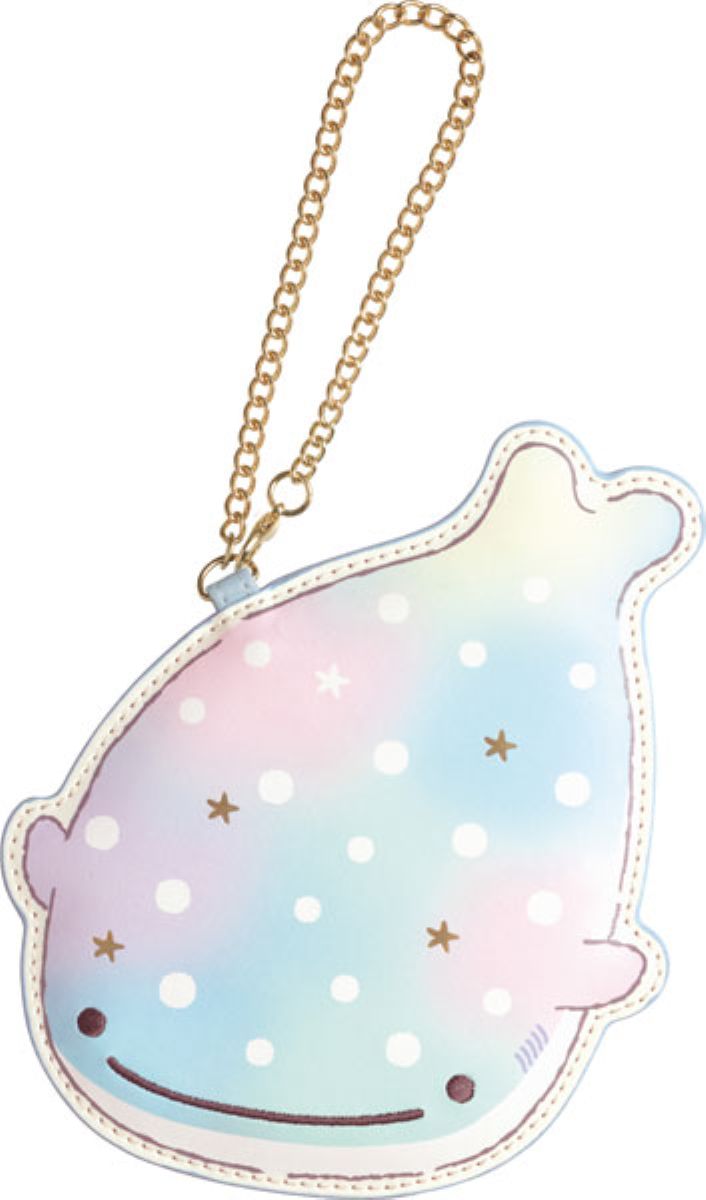 Jinbesan Die-Cut Pass Case - Rainbow Jellyfish 