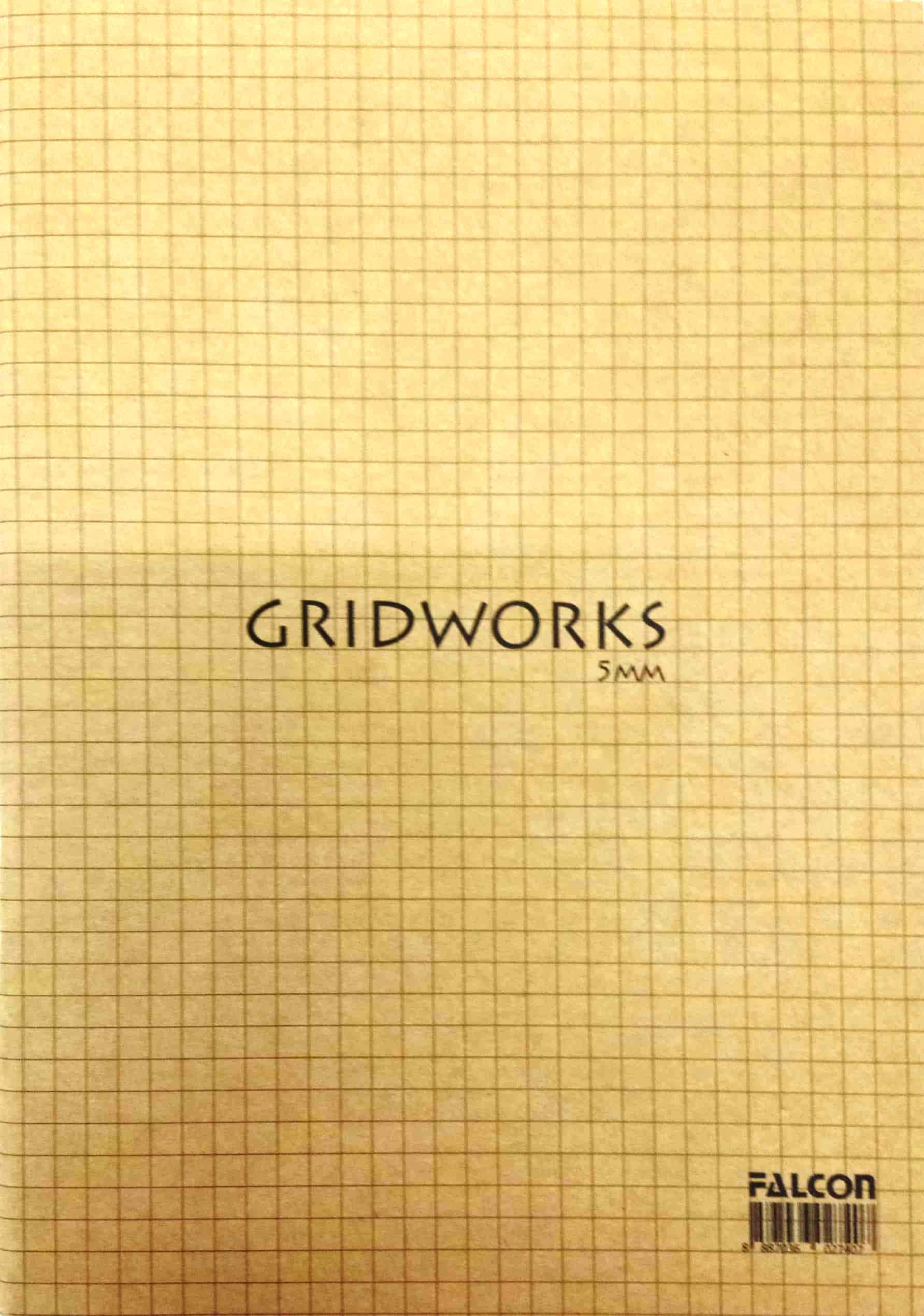 FALCON A5 5MM GRID EXERCISE BOOK