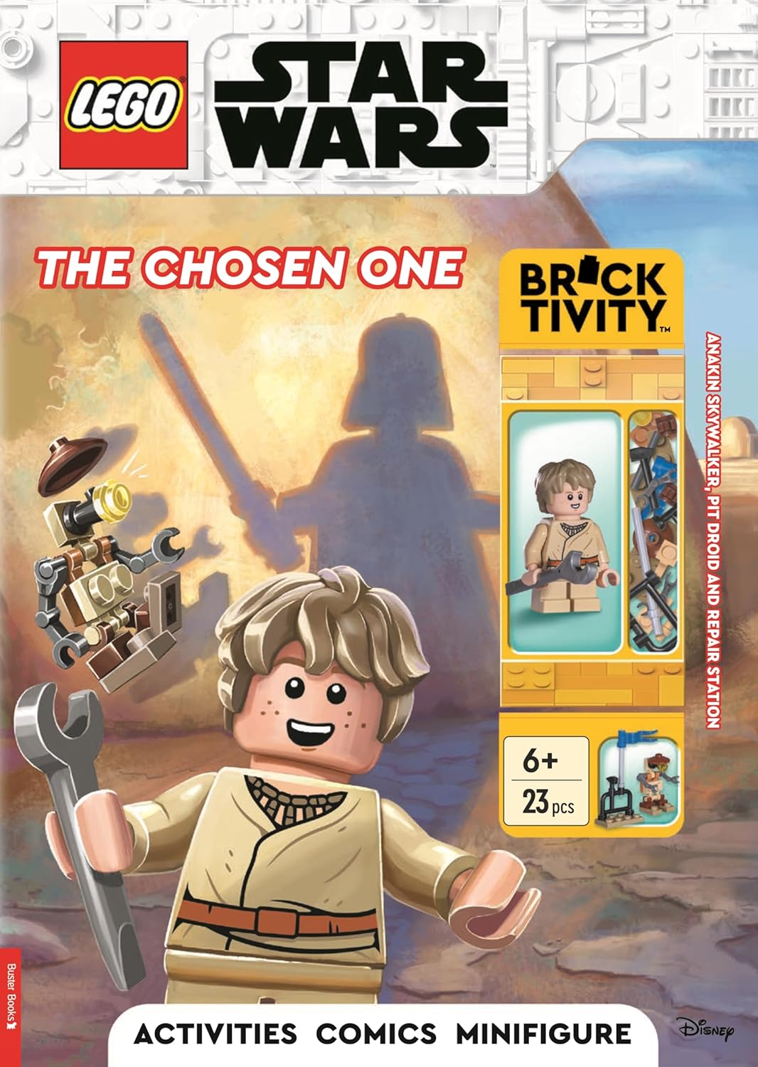 LEGO® Star Wars™: The Chosen One Activity Book (With Anakin Skywalker Minifigure, Pit Droid And Repair Station) – Paperback