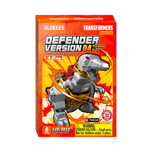 BLOKEES TRANSFORMERS DEFENDER VERSION 04 TYRANTS FURY