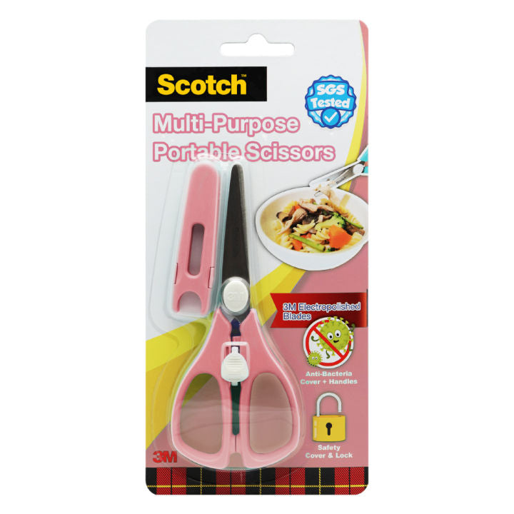 Scotch™ PS-ABP Multi-Purpose Portable Baby Food Scissors, Pink