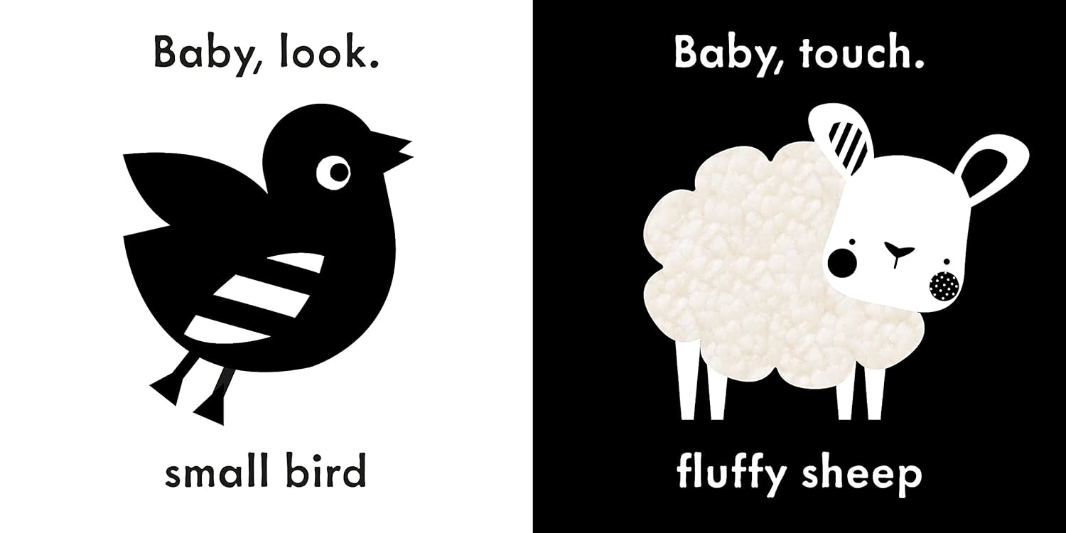 Baby Touch: My First Book: A Black-and-White Cloth Book