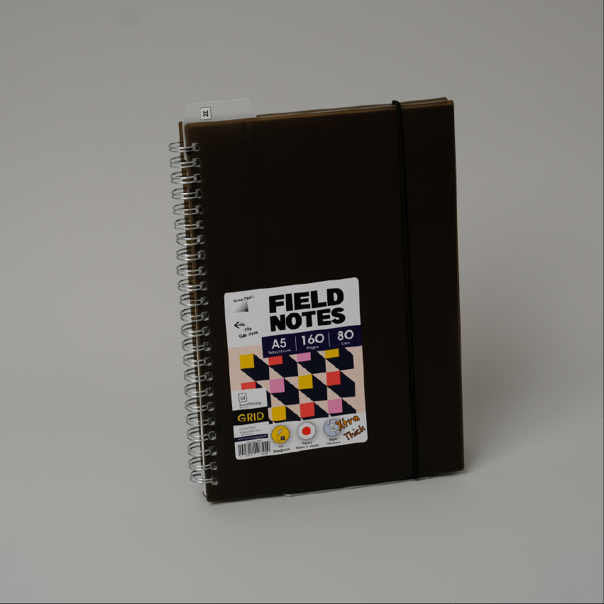 Hw Wire-o Pp Grid Notebook A5 80g 160pg