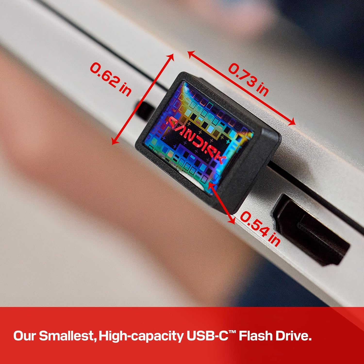 SanDisk Extreme Fit USB-C Flash Drive 512GB 400MB/s
