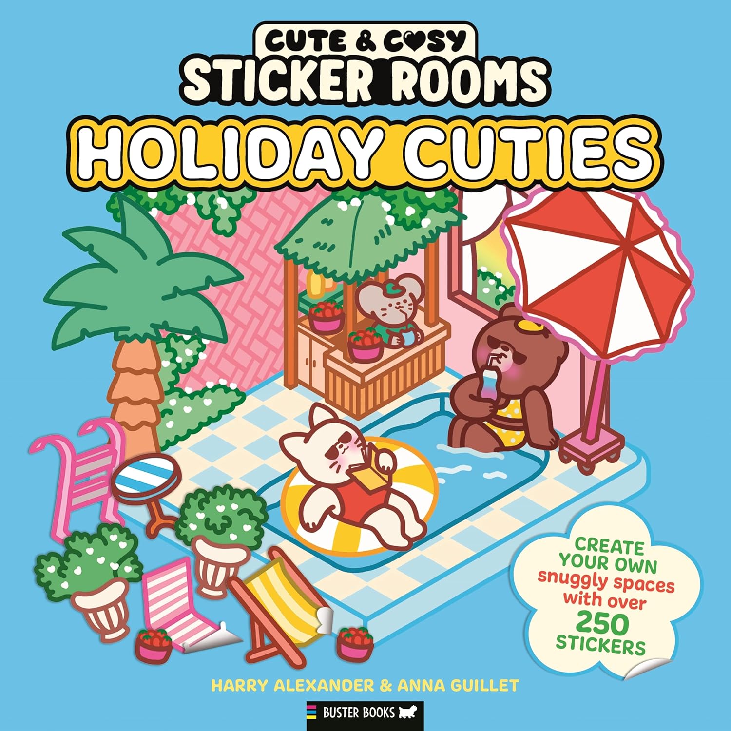 Sticker Rooms: Holiday Cuties (Paperback)